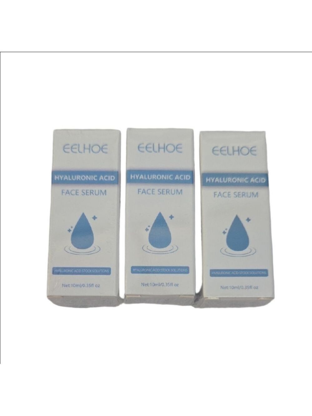 NeW Set 3 Unopened Hyaluronic Acid Face Serum - Shrinkwrapped.